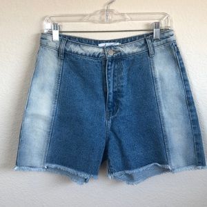 ByEgreis - 2 Tone Denim Shorts - M